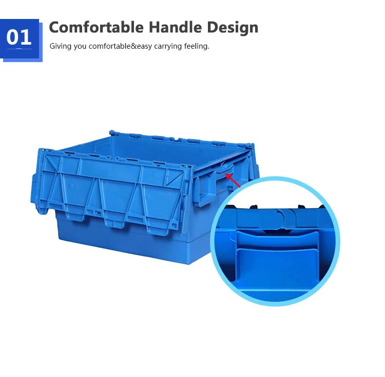 PP Material Stackable No Foldable Plastic Moving Box